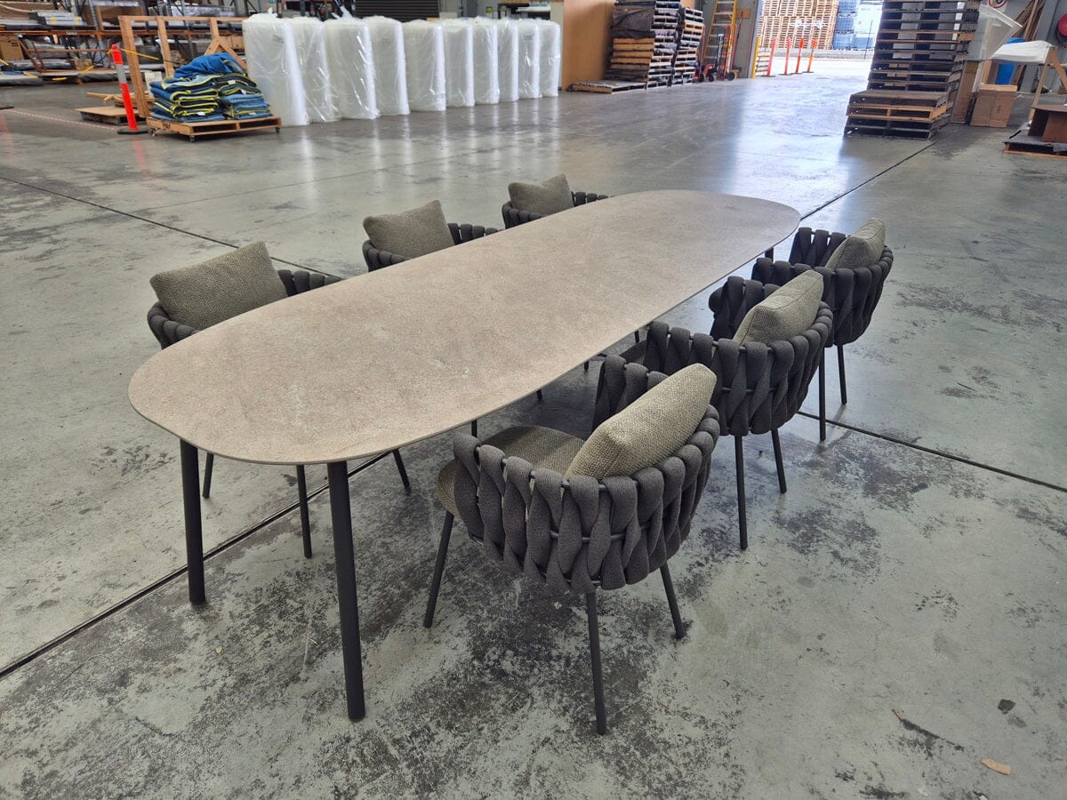 Tosca Dining Setting Outdoor Furniture Tribu 