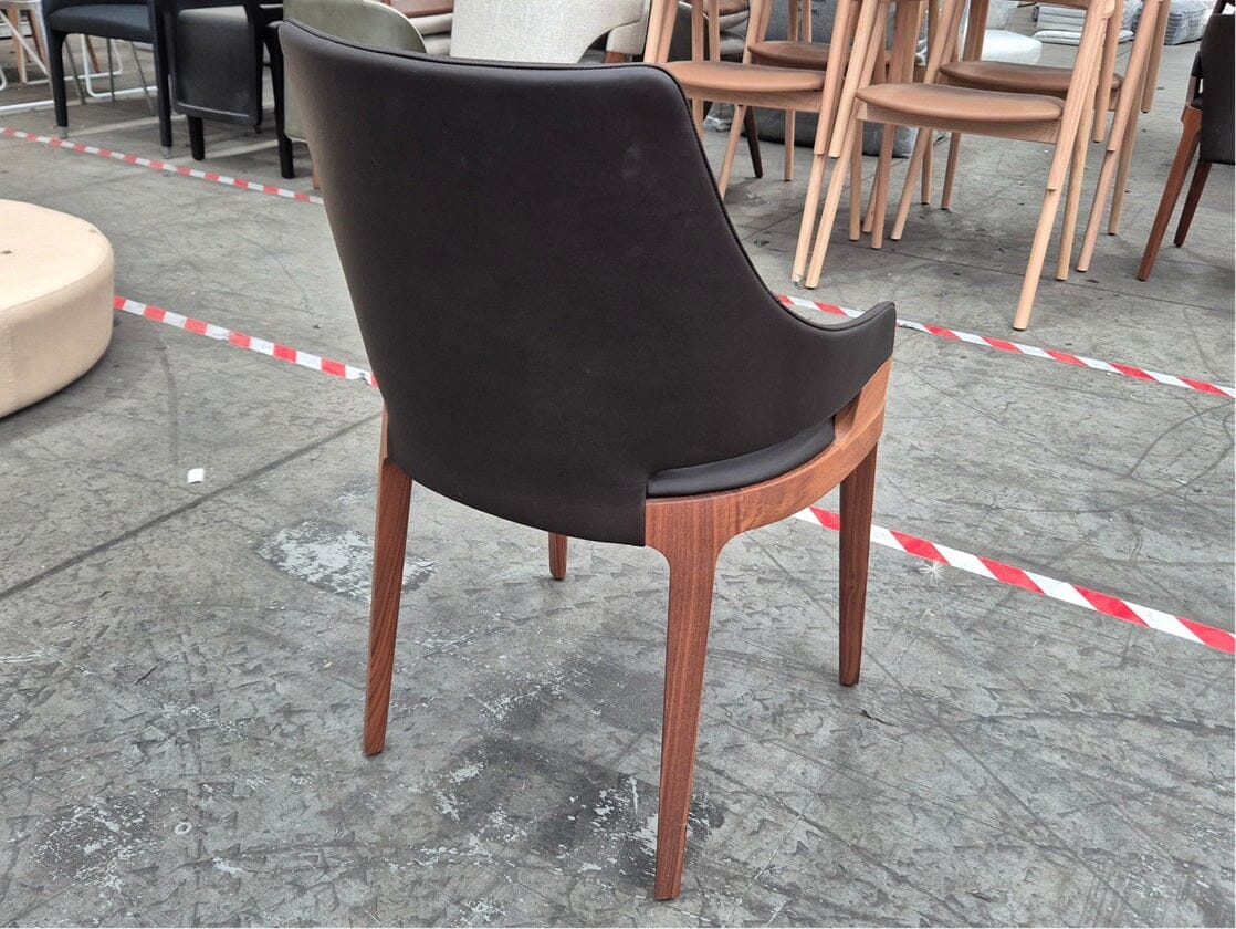 Velis Chairs with Di Moro Leather Upholstery (3) Indoor Furniture Potocco 
