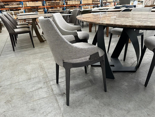 Velis Chairs with Grey Upholstery Indoor Furniture Potocco 