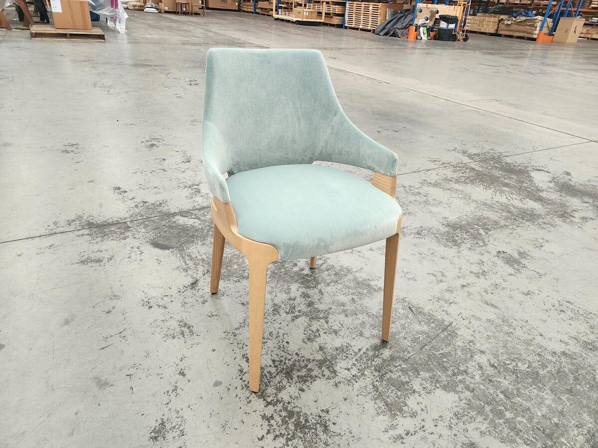 Velis Chairs with Velvet Upholstery (6) - Indoor Furniture