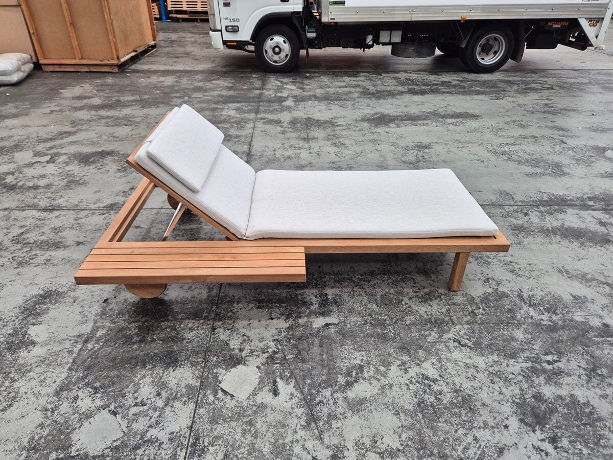 Vis a Vis Loungers Incl. Wheels & Cushions (2) Outdoor Furniture Tribu 