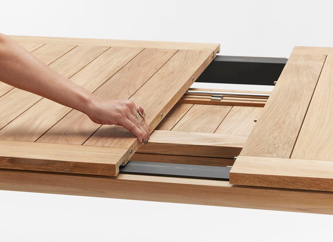Kett - Addis Teak Extension Table | Designer Furniture | Cosh Living