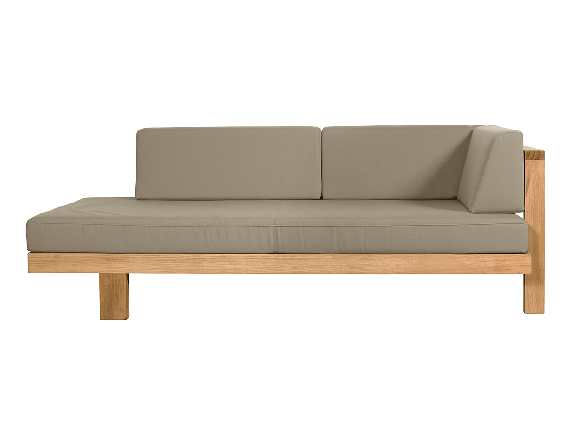 Pure Sofa Outdoor Furniture Tribu Left Arm Module Blend Sage (Cat 1) Miami (Wedge Style)