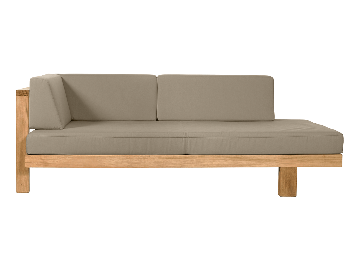 Pure Sofa Outdoor Furniture Tribu Right Arm Module Blend Sage (Cat 1) Miami (Wedge Style)